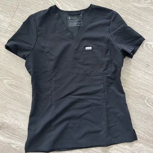 Black small scrub top